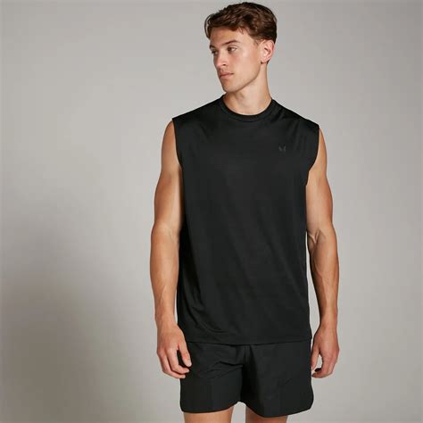 MP Men's Tempo Oversized Mesh Training Tank - Black | MYPROTEIN™