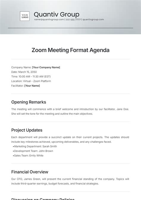 Free Toastmasters Agenda Template to Edit Online