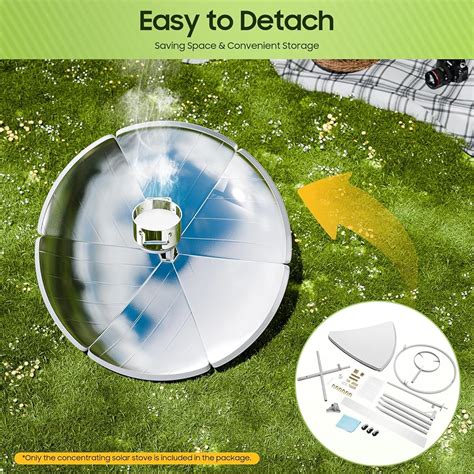 Banborba Outdoor Solar Cooker,Concentrated Solar Cooker with India | Ubuy