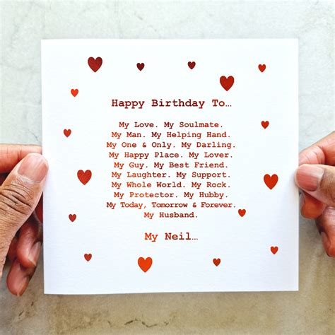 Happy Birthday Husband Poem