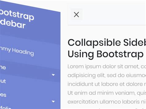 Image result for Sidebar Menu Bootstrap From Database
