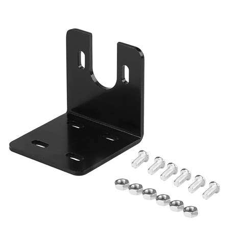 Walfront 775 Motor Fixed Base, Black Metal Motor Mount Bracket, DC ...
