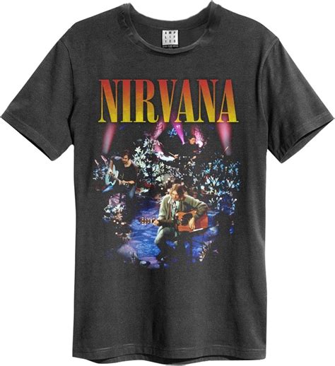 Nirvana Amplified Collection Unplugged In New York Men's T-Shirt ...