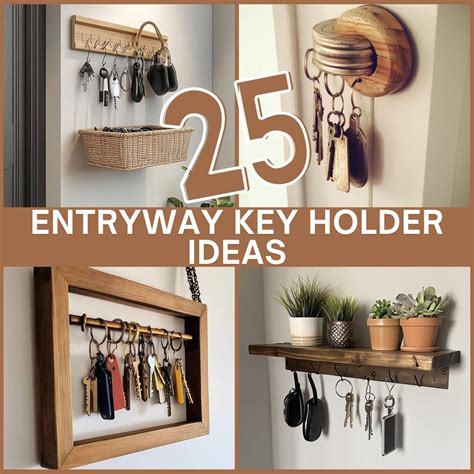 25 Creative Entryway Key Holder Ideas to Keep Your Keys Organized