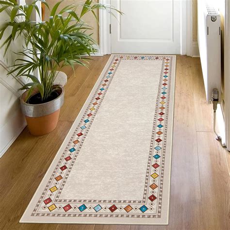 SHACOS Runner Rugs for Hallway, 60x180cm Non Slip Floor Carpet Runner ...