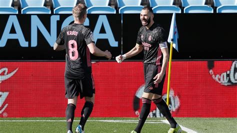 Benzema brace leads Real Madrid past Celta as Blancos captain continues ...