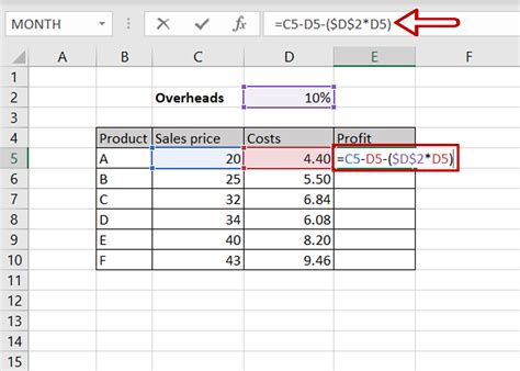 How To Subtract A Percentage In Excel | SpreadCheaters