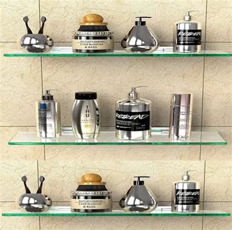 windowera Multipurpose Glass Shelf, Suitable for Bathroom, Bedroom ...