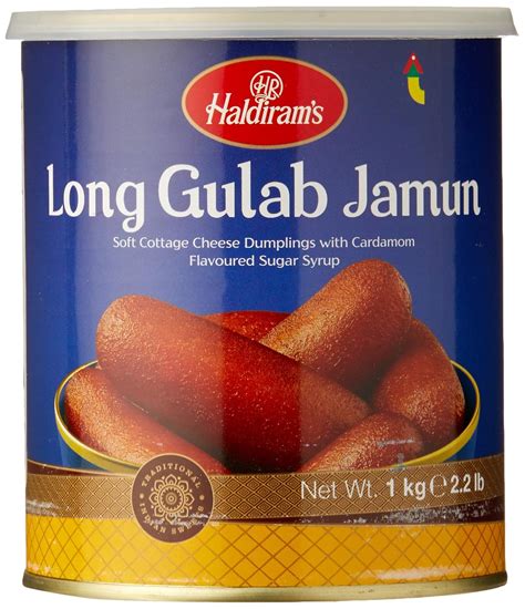 Haldirams Buy Haldiram's Long Gulab Jamun - 1kg Online India | Ubuy