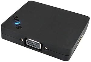 Sunix IT DisplayPort MST Hub with miniDP 10cm Cable, Black (DPU3000-D2 ...