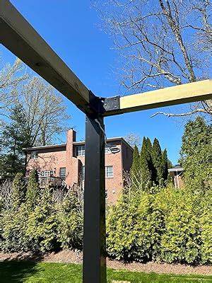FMhotu 5-Way Woodwork DIY Pergola Brackets Kit, Elevated India | Ubuy