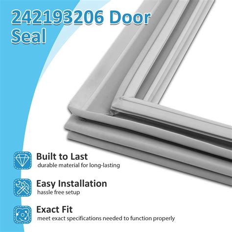242193206 Refrigerator Door Gasket for Frigidaire Kenmore Crosley ...