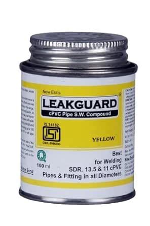 100 ml LeakGuard CPVC Pipe Solvent Welding Compound, Tin Can pack of 3 ...