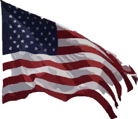 American Flag, USA Colors, Patriotic Symbol Free PNG