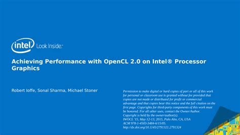 Image result for OpenCL Intel