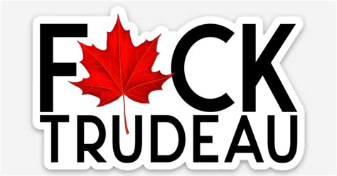 Anti Trudeau Labels by Runt Pup Sticker Shop | Die cut labels | Sticker ...