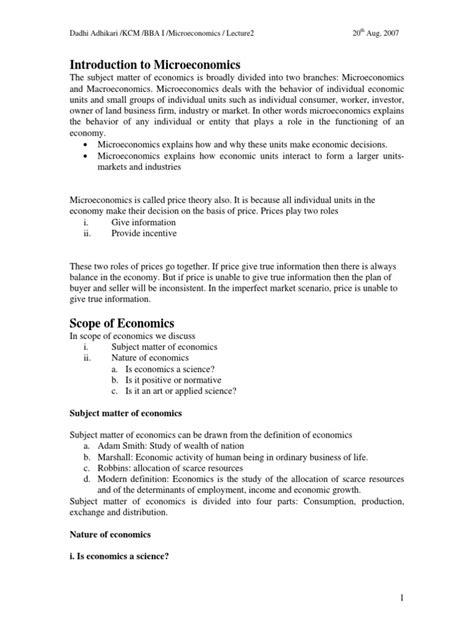 Image result for Economics PDF Notes