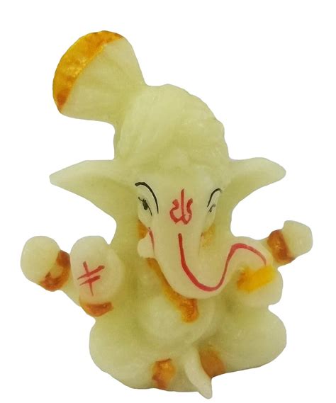 Buy NITVIK Ganpati Radium 5x5.5 cm Car Dashboard Online at Low Prices ...