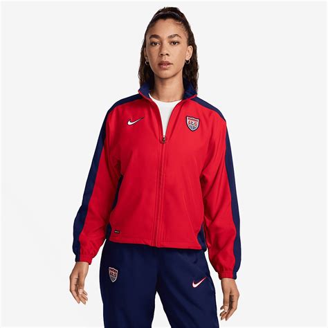 Nike USA Reissue 1999 Womens Track Jacket - University Red/Loyal Blue ...