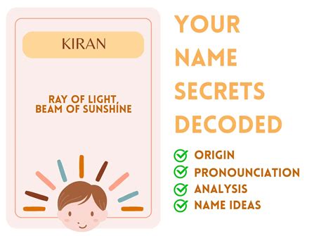 Kiran - Hindu Boy Name Meaning and Pronunciation
