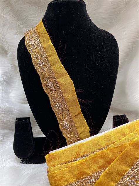 Maggam Work Lace for Sarees & Dupattas – 9 Meters, 2-Inch Width ...