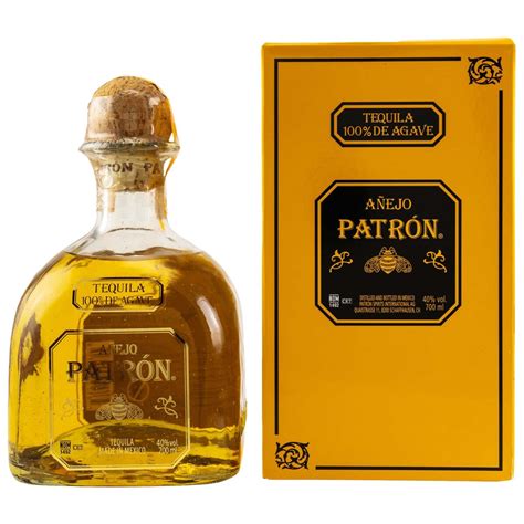 Patrón Añejo – 100% Agave Tequila, 52,88