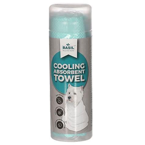 Buy Basil Absorbent & Cooling Towel for Dogs and Cats (Green) online at ...