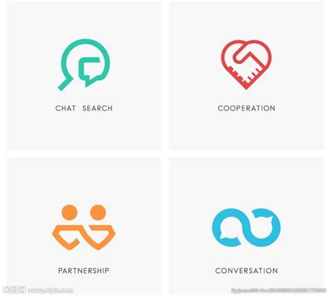 合作伙伴合伙logo标志图标设计图__其他图标_标志图标_设计图库_昵图网nipic.com