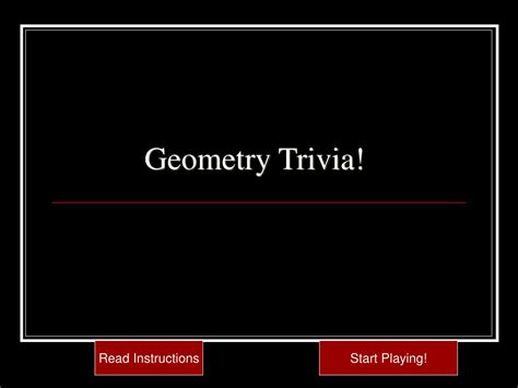 Image result for Geometry Trivia