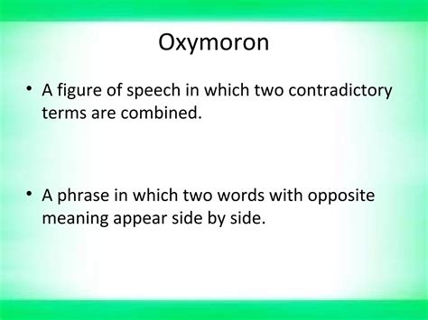 VIEs on Oxymorons | PPT
