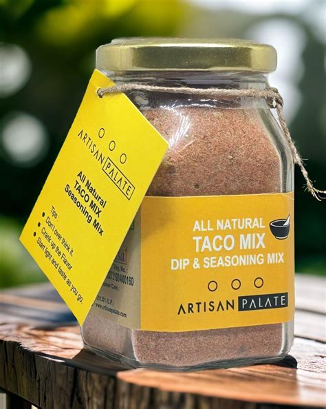 Artisan Palate All Natural Taco Mix 100grms mexican cusine seasoning ...