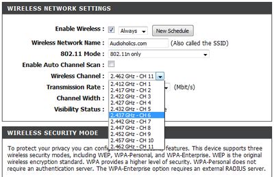 Image result for Advanced Wireless Setting