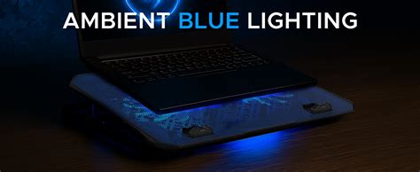 EvoFox Frost Laptop Cooling Pad with 1000 RPM 2X Silent Fans, 5 ...
