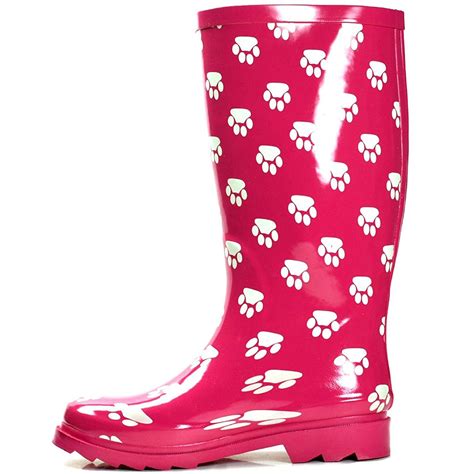 Tanleewa Waterproof Women Rain Boots Anti-Slip Rain Shoes Rubber Boots ...