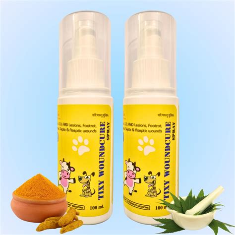 Buy Sargo Tixy Woundcure Spray | Vegan Cruelty-Free | 100 ml (Pack of 2 ...