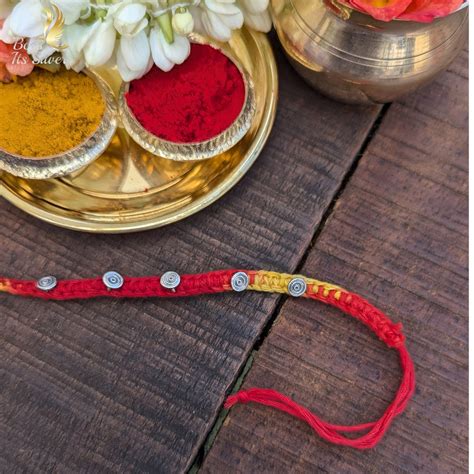 925 Silver Swirl Rakhi - 4114