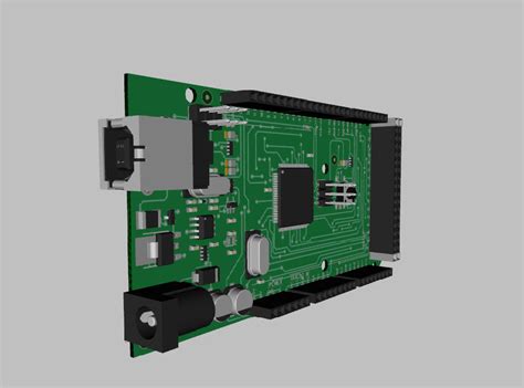 Arduino Project Model in AutoCAD 的图像结果