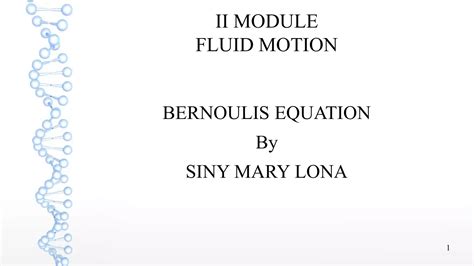 Theory on Bernoullis Euation | PDF