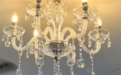Buy Bemisall Elegant K9 Crystal Italian Chandelier Light – Luxurious 6 ...