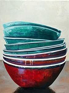 Buyartforless Balance of The Bowls I by Claire Pavlik Purgus 36x24 ...