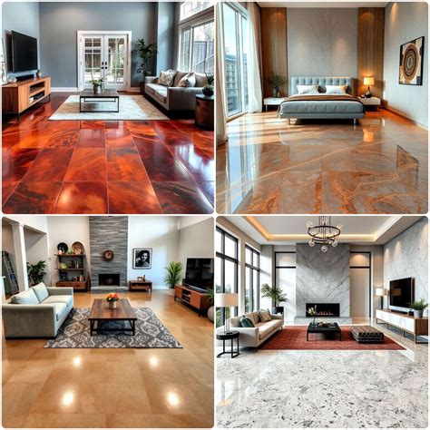 15 Concrete Floor Finish Types for Modern Home Flooring