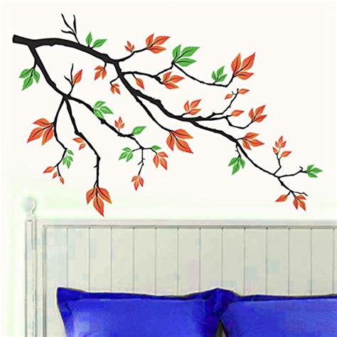 Decals Design 'Leaves Branch' Wall Sticker (PVC Vinyl, 50 cm x 70 cm ...