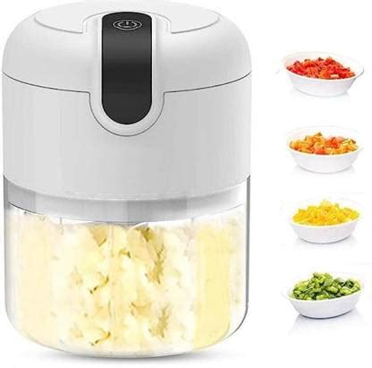 Earboss Rechargeable Mini Electric Chopper - Stainless Steel Blades ...