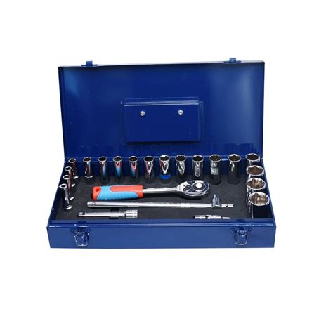 Buy De Neers 1/2 Drive Hex & Bi-Hex Deep Socket Set 12.5mm DN-24M ...