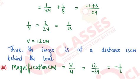 refraction through a lens chapter board questions class10 icse