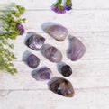 Buy Amethyst Crystal Healing Tumble Stone Set | Stone of Protection ...