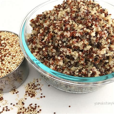 Quinoa & Bean Salad | Lime Cilantro Dressing - You Make It Simple