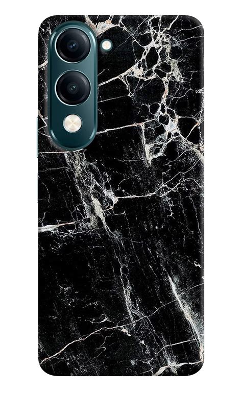 Save Big: Get the Black Marble Texture Vivo Y19 5G Back Cover - Shop ...