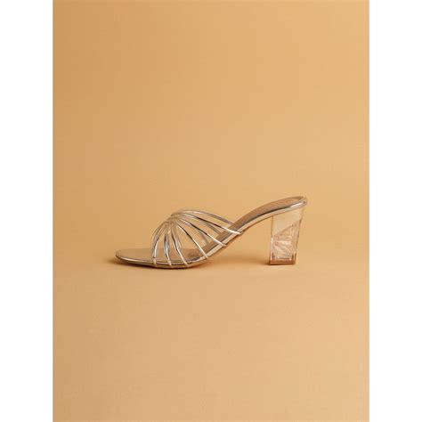 Buy Eridani Women's Anne Transparent Heels Online