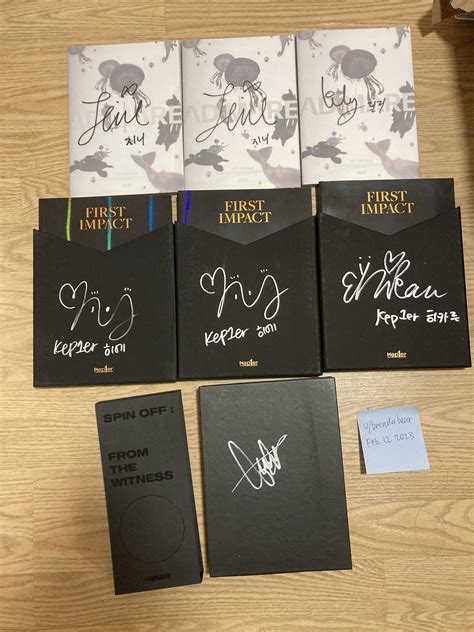 [WTS] [USA] nmixx, Kep1er, ateez signed albums : r/kpopforsale
